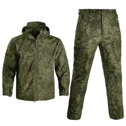 Tactical Fleece Uniform Combat Russian Outdoor Clothes Camo Assult Clothing Army Hunting Men Working