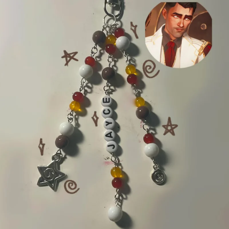 سلاسل المفاتيح المستوحاة يدويًا من غامضة | لطيف غامض مستوحاة سلاسل المفاتيح Y2k المجوهرات #6