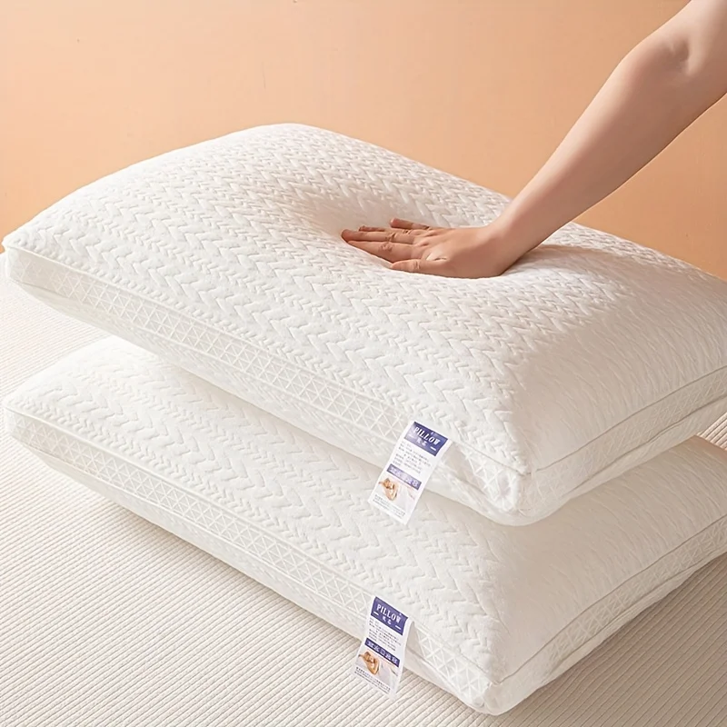 Soft Supportive Bed Pillows, Suitable for Back, Stomach, or Side Sleeping Luxury Hotel Pillows