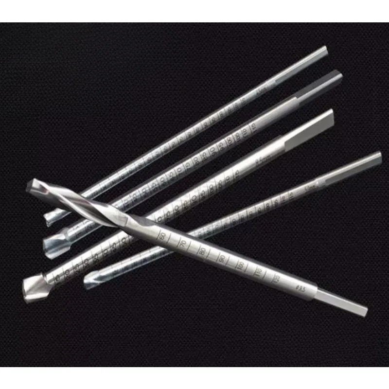 Orthopedic Cannulated Drill Bit For Femoral Tibial Interlocking Intramedullary Nail Hollow Bone Drilling Surgical Instrument
