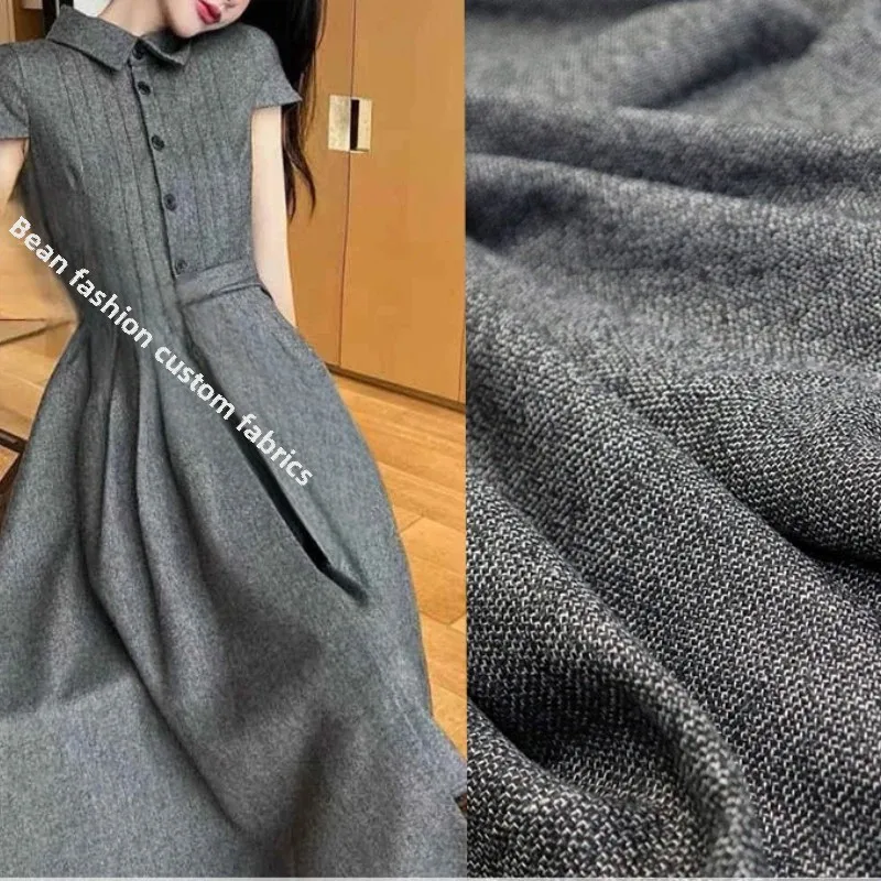 

Шерстяная смесь, окрашенная в пряжу жаккардовая летняя одежда от кутюр, парчовый костюм, модный дизайн для шитья своими руками, оптовая продажа, ткань на метр