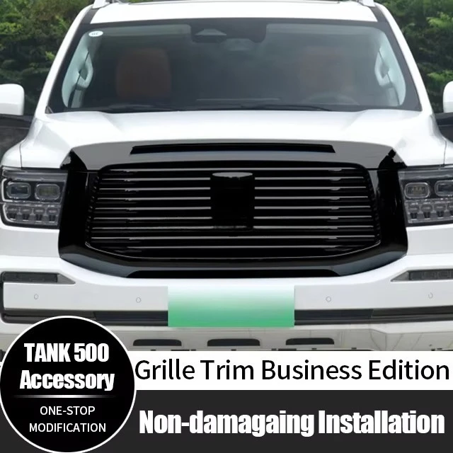 

High Quality Exterior Parts ABS Business Edition Front Grille Trim for GWM Tank 500 Accessories 2025
