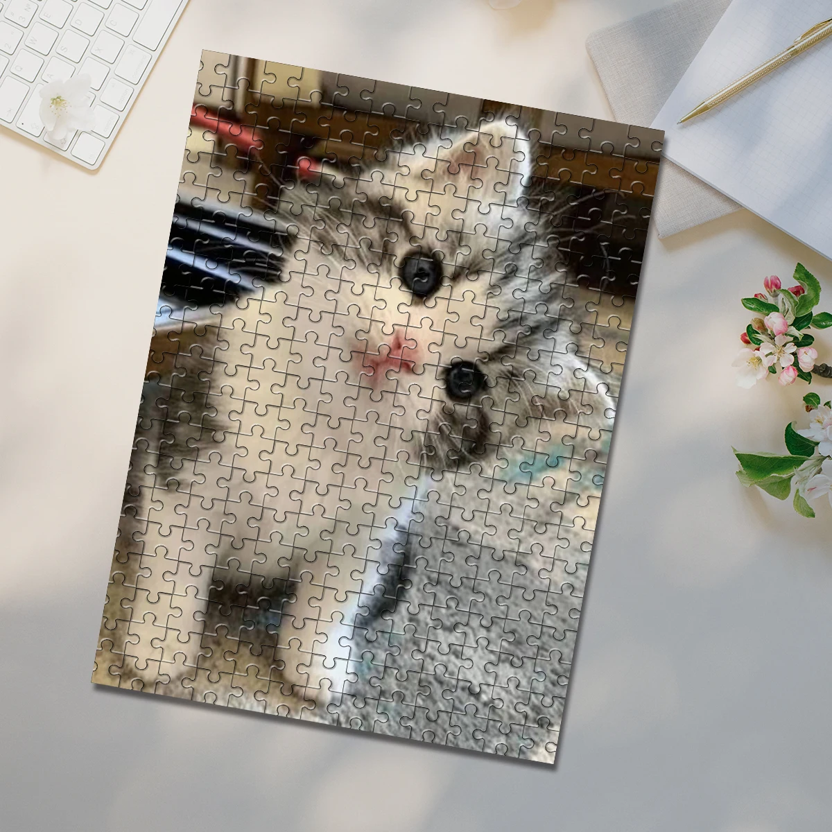 35/300/500/1074pcs Personalized Custom Photo Puzzle Pet Photos Valentine Day Decor Custom Personalized,Unique Ideal Gifts