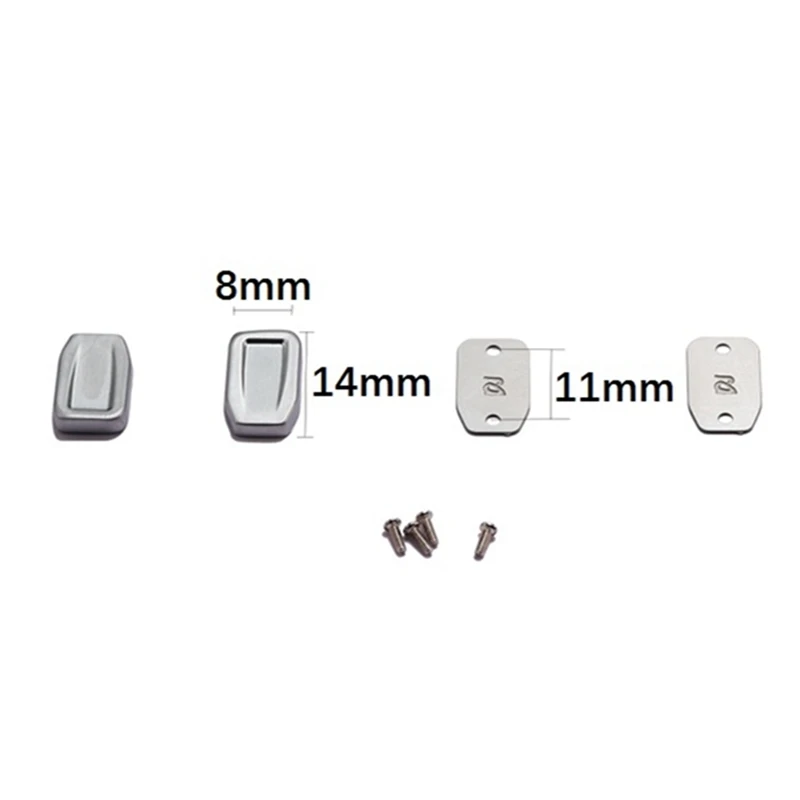 Metal Rear Door Hinge For Traxxas TRX-4 Defender Bronco G500 TRX-6 Axial SCX10 RC4WD D90 Upgrade Parts