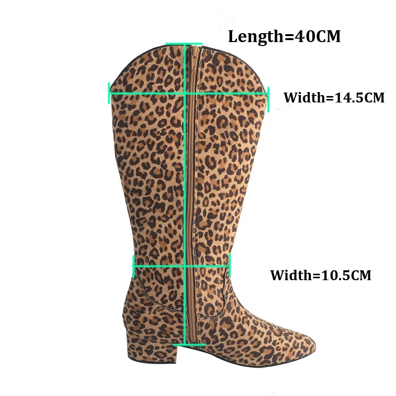 Wedopus ليوبارد خط أحذية الرقص الجانب سستة الجلد المدبوغ وحيد كعب الحضرية 4 سنتيمتر الرقص الأحذية الغربية للمرأة أشار تو أحذية الرقص #4