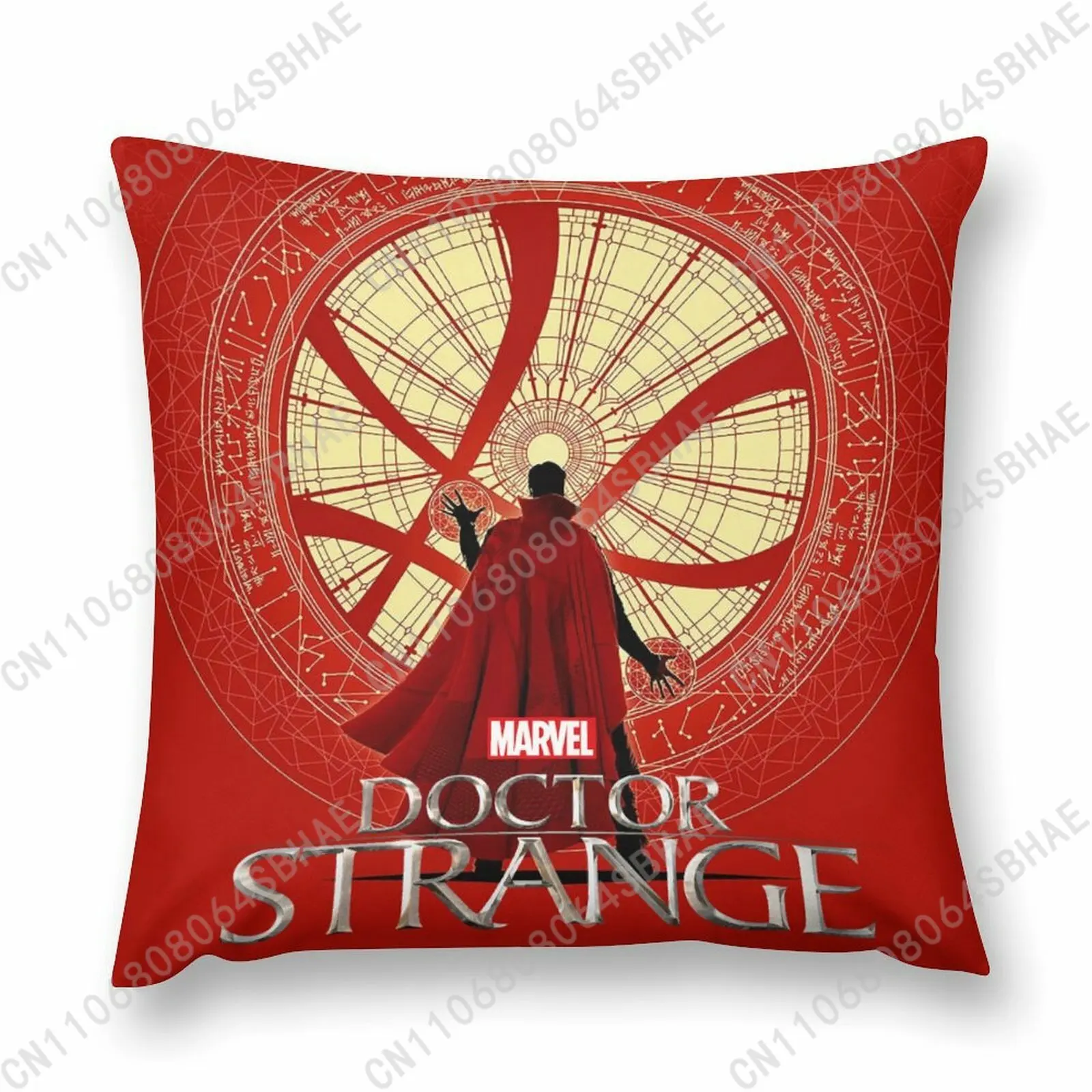 

Marvel Doctor Strange Custom Pattern Short Plush Pillow Cover Soft Short Fur Cushion Living Room Personalized Decor Cosplay