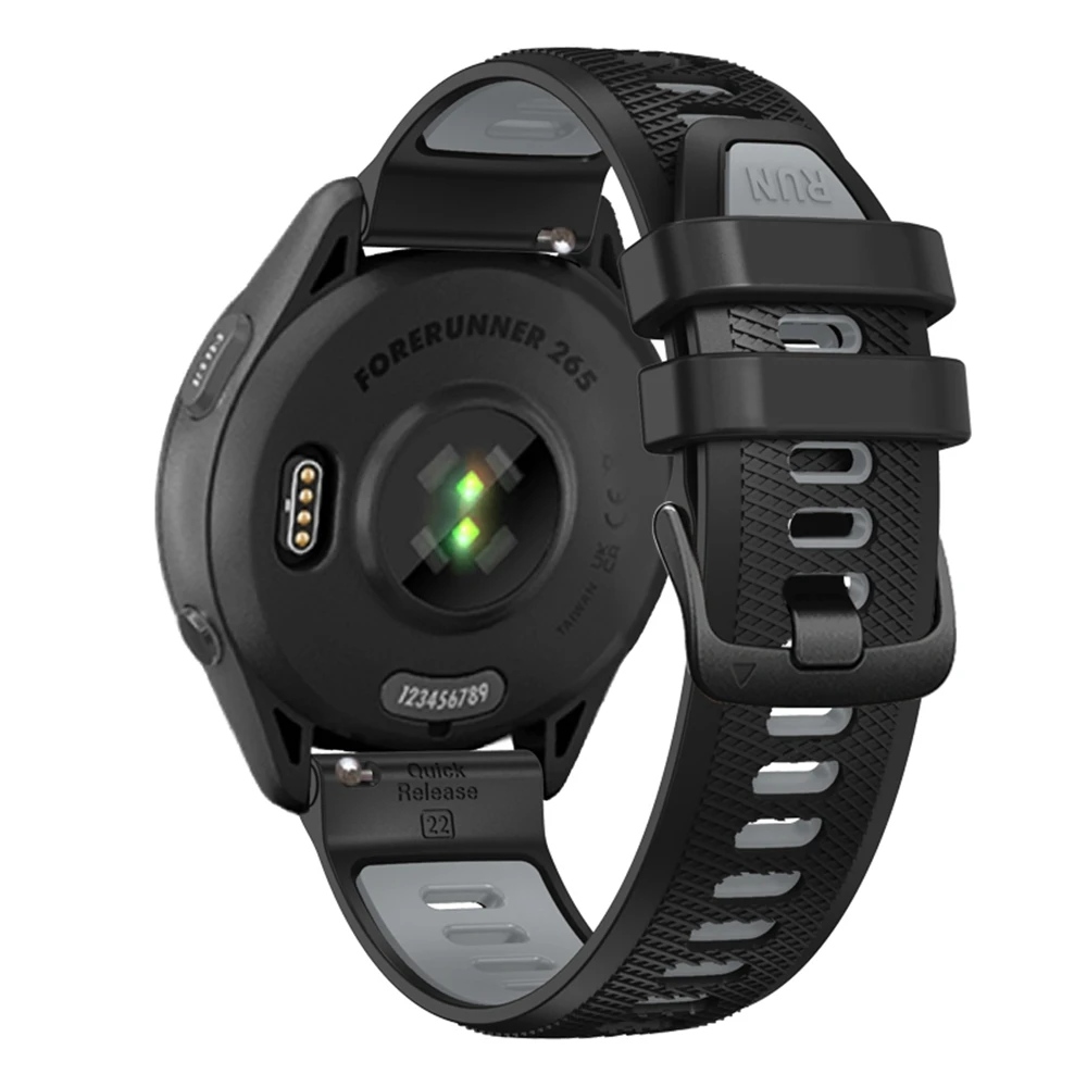 Universal 22mm Sport Silikon Armband Für Garmin Forerunner 265 255 Musik band Für Vivoactive 4/Venu 2 45MM Armband Armband