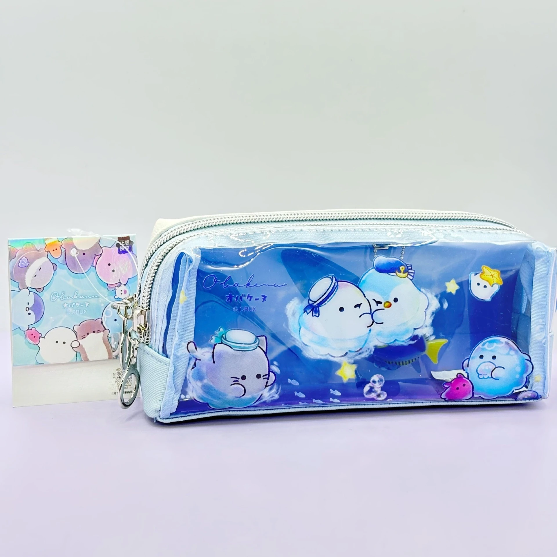 Double Layer Zipper Pencil Case Cute Cartoon Large Capacity Multifunctional Supplies Organizer Stationery Durable Storage Bag