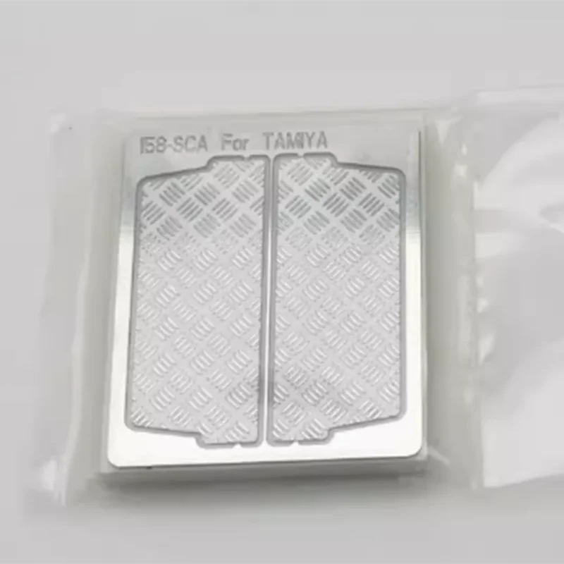 1 Stuks Simulatie Metalen Zilveren Achterlicht Skid Plaat Voor 1/14 Tamiya Rc Vrachtwagen Auto Scania R730 R620 R470 56323 Diy Onderdelen Speelgoed