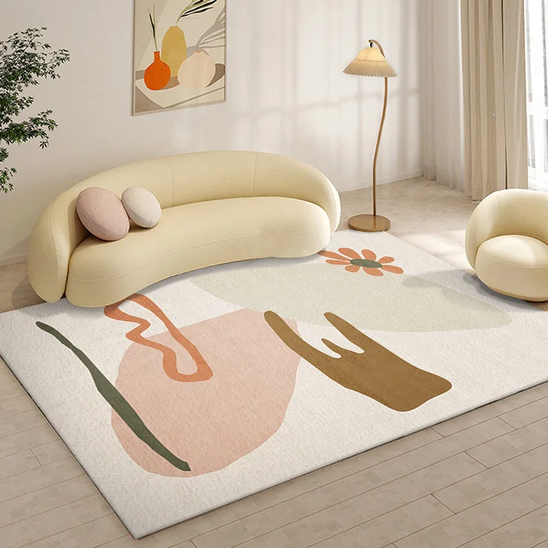 

Коврик для гостиной кремового цвета — водопоглощающий коврик для дивана, журнального столика, спальни, нескользящий