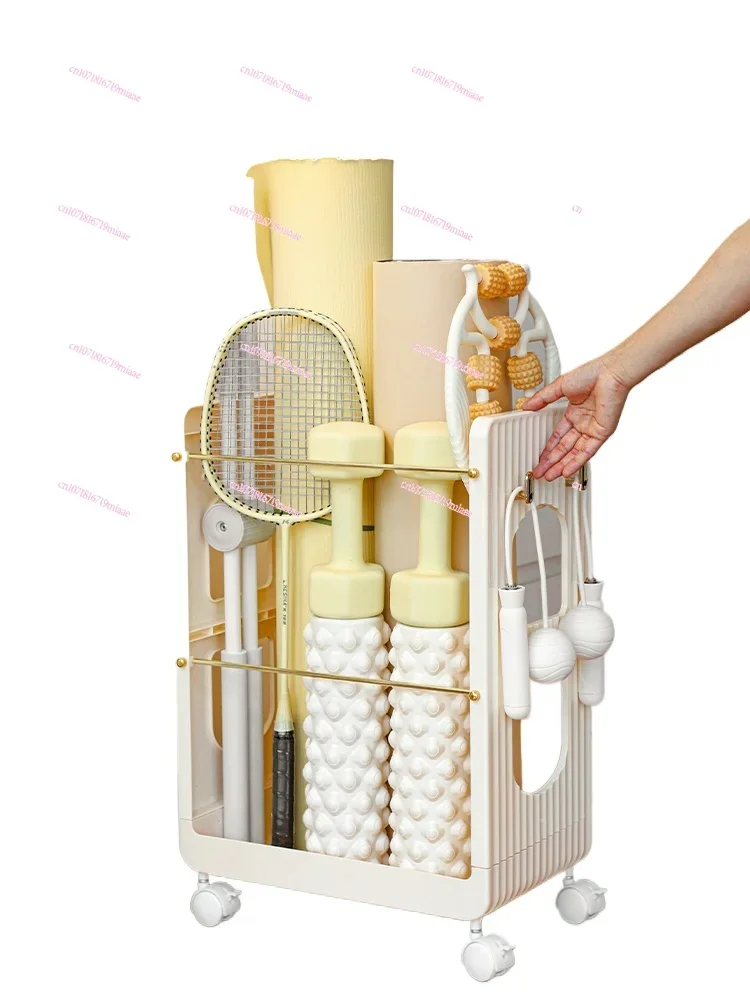 mat storage fitness equipment rack badminton racket sporting goods household crevice  basket