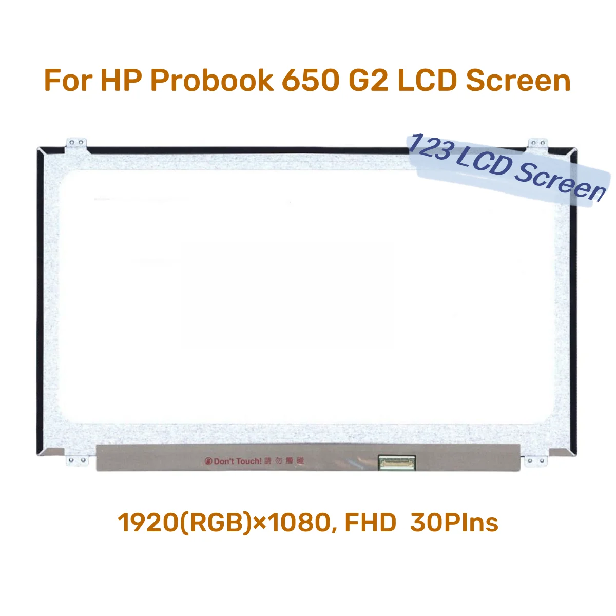 

New for HP Probook 650 G2 LCD Screen FHD 1920x1080 IPS LED Display Panel Matrix Replacement 15.6'' Slim 30pin