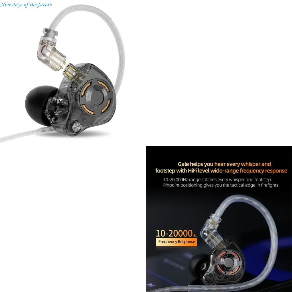 High Performances Gaming Earphones Acoustics Curves Noise Isolation Headsets E65A