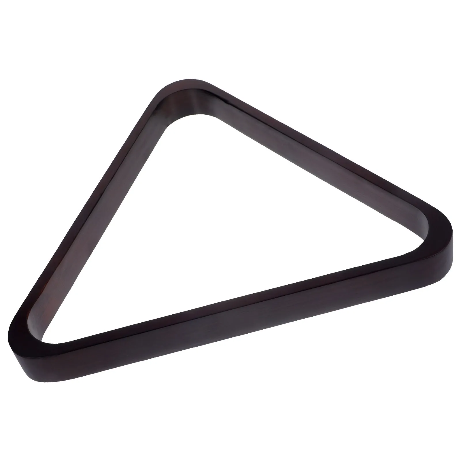 رف مثلث لحمام السباحة الخشبي بإطار بلياردو ممتاز لتخزين الكرات شديد التحمل بحافة مستديرة وحامل كرات البلياردو وطاولة البلياردو