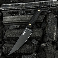 MKC WARGOAT Fixed Blade Knife Magnacut Stainless Steel Point V-Grind Edge Tactical Outdoor for Hunting Camping Survival  EDC