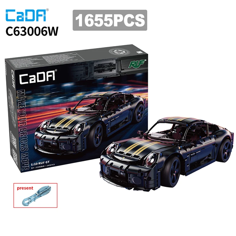 

Cada 1655 шт. Германия 1:10 2024 Classic 2019 Porsche спортивный автомобиль светодиодные строительные блоки модель городской гоночный автомобиль кирпичи игрушки подарки