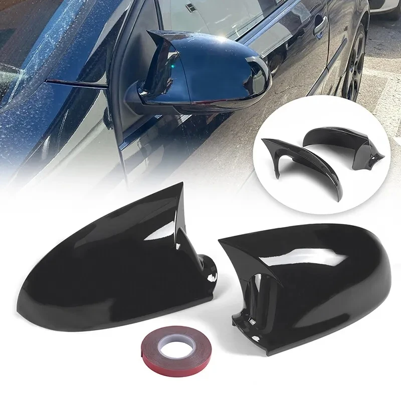 Per VW Golf 5 MK5 GTI R32 2003-2009 1 Coppia Auto Lato Specchietto retrovisore Tappo di Copertura Trim Ala Posteriore Tappi Dello Specchio Sinistra + Destra M Stile