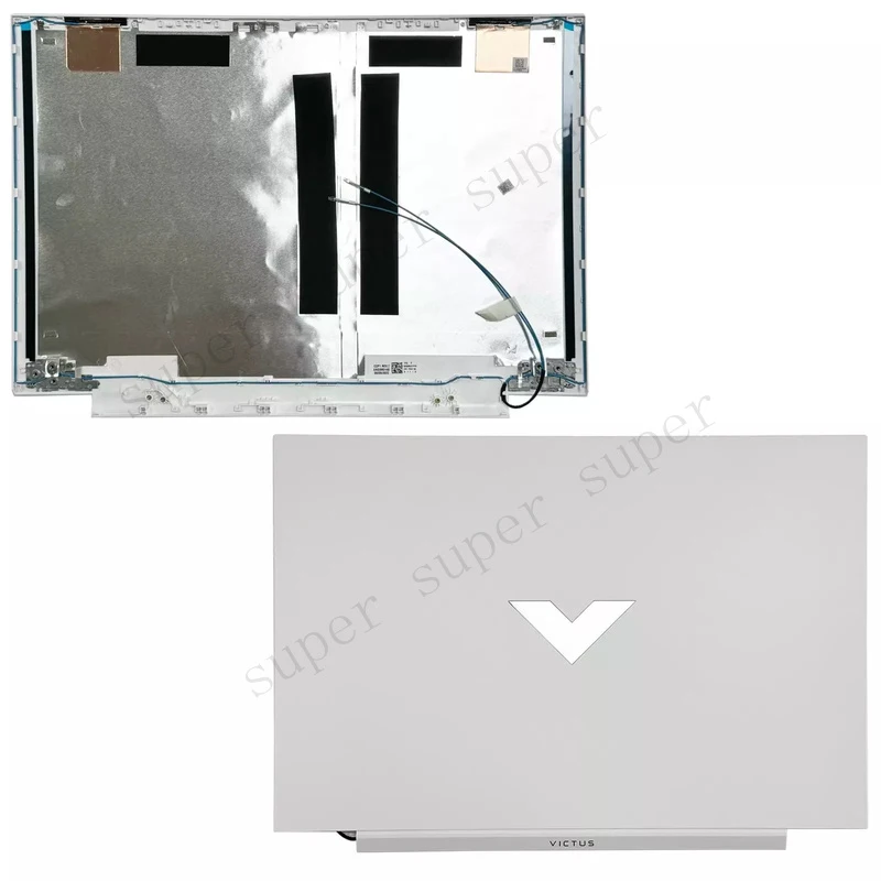 S+   New for  HP 7/8 Victus 16-D 16-E TPN-Q264 263 Back Cover/Bezel/Palmrest/Bottom White