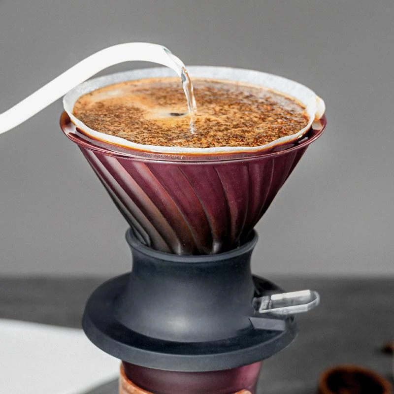 Pour Over Coffee Set Gradient Color Coffee Dripper and Server Immersion Brewer Manual Brewing Kit for Home Barista