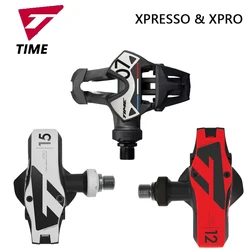 TIME XPRO XPRESSO Road Bicycle Lock Pedal Lightweight Carbon Fiber Road Bike Pedals Clipless Pedals With Locking Plate