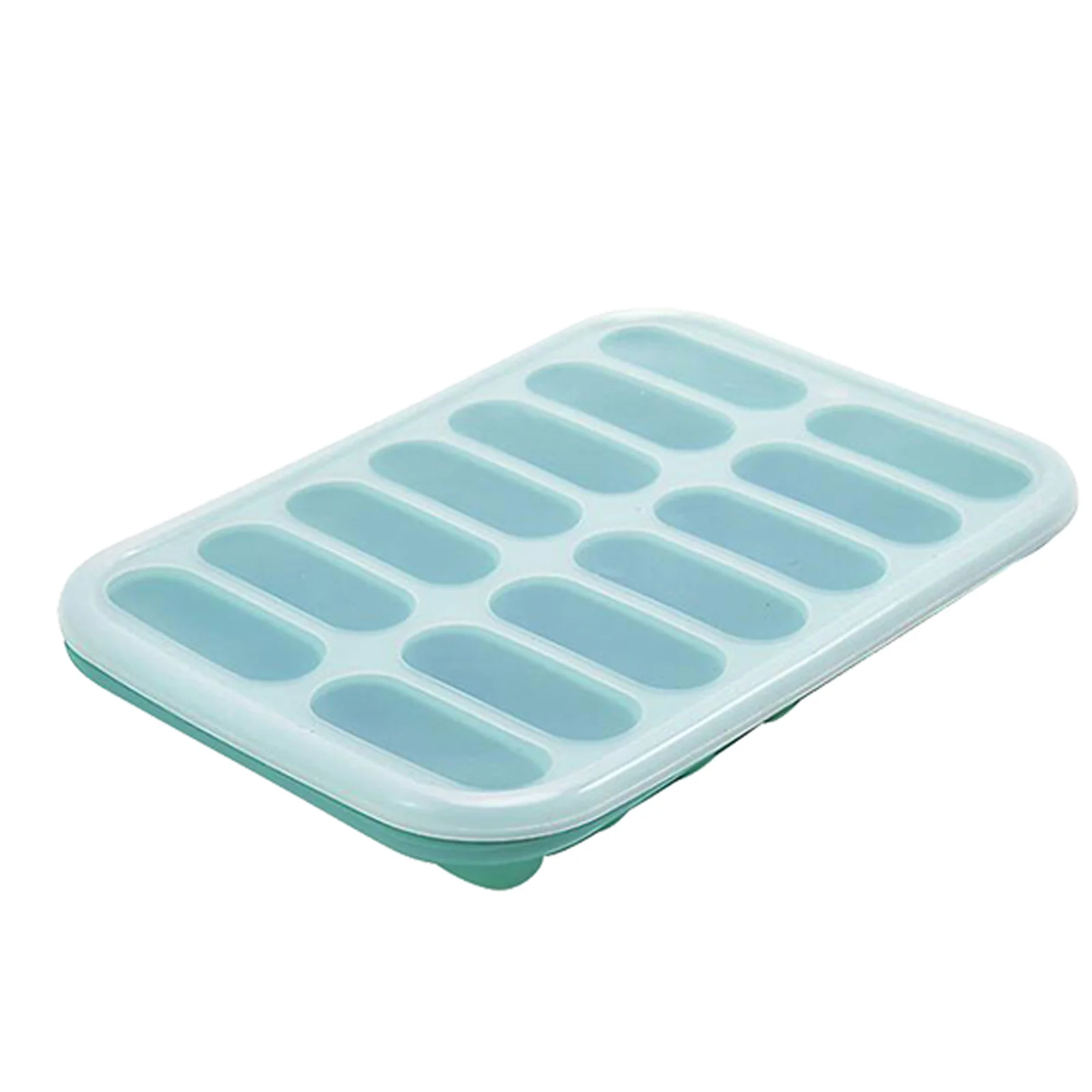 

1pc Silicone Tray Baking Desserts Box Fondant Sausage Shape Mold Freezer Ice Box Easy Clean Kitchen Ice Cube Tray Tool