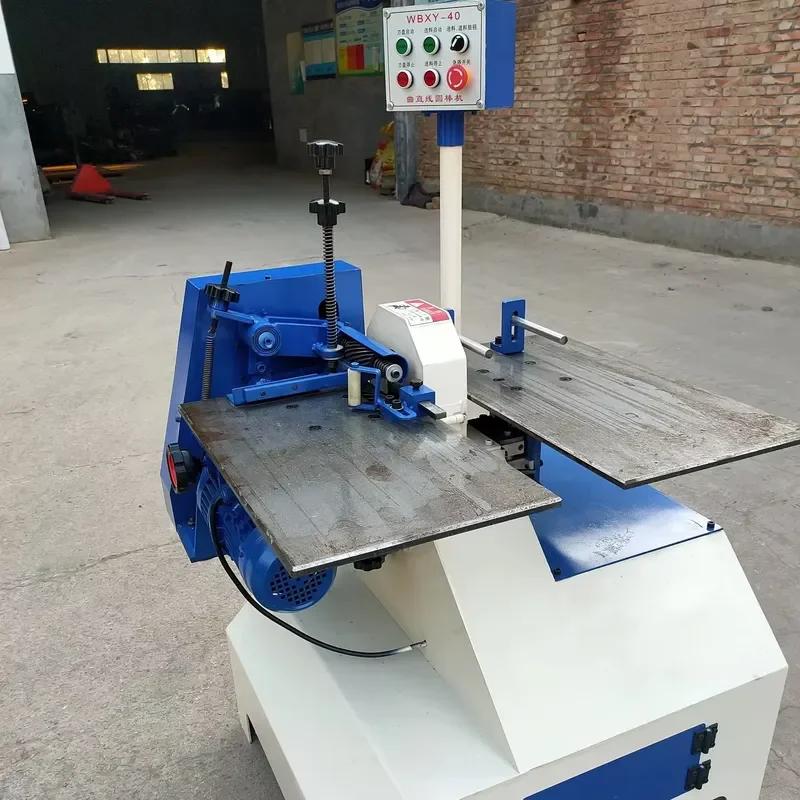 CE Certification Factory Direct Sale Customized Fabrication Curved and Straight Round Rod Wood Wooden bar Milling Machine