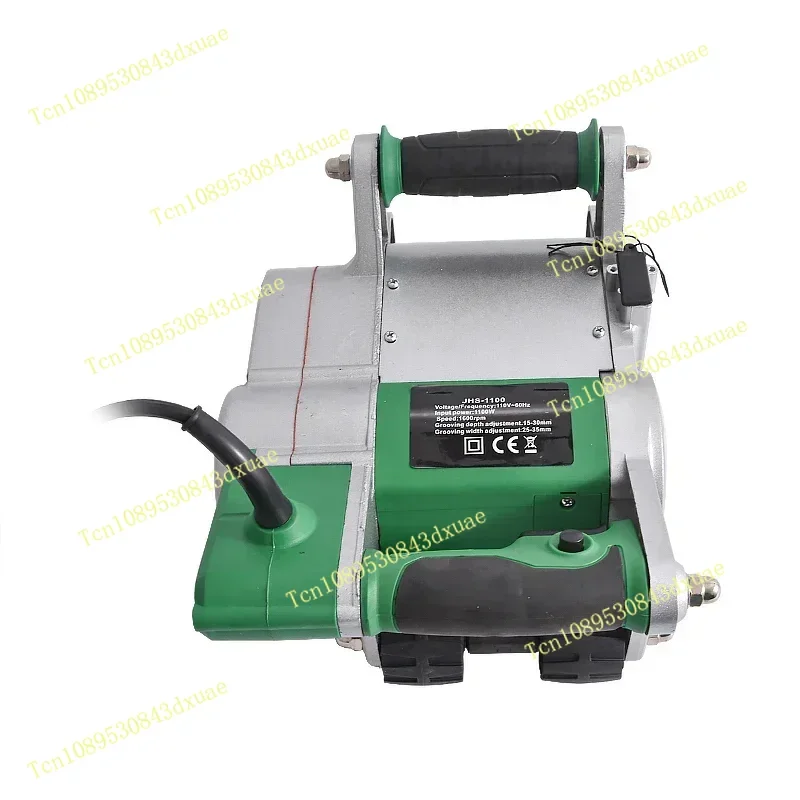 JHS-1100 Industrial Wall Chaser Electric Wall Line Slot Machine Wall Groove Cutting Slotting Machine 220V/110V 1100W 25/35MM