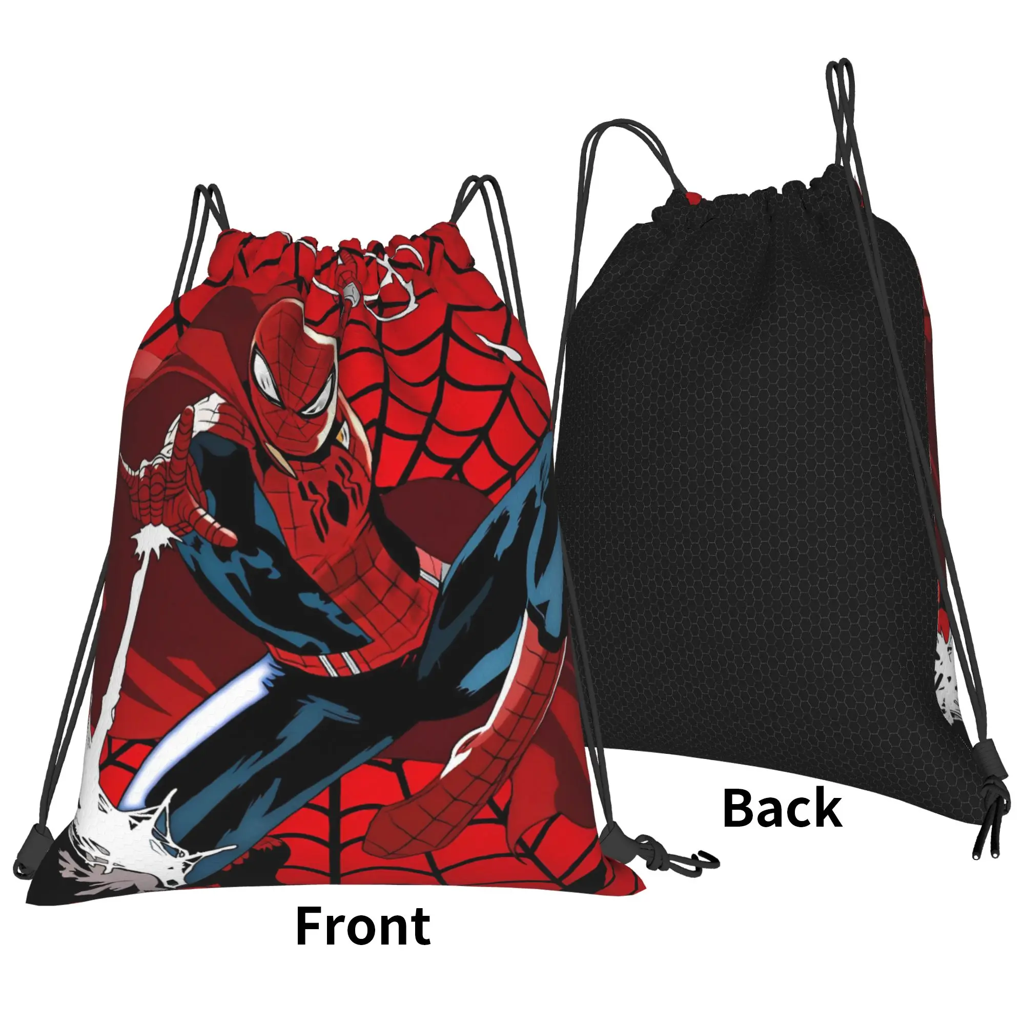 S-Spiders Heroes Drawstring Bag  YSK Fashion Large Sackpack String Bags Men Sports Travel Backpack