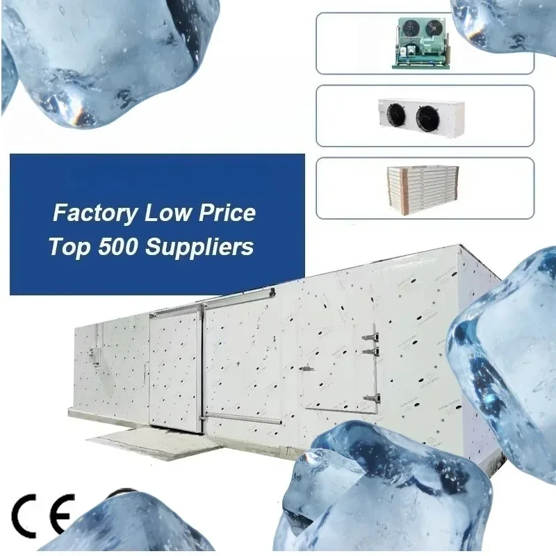 Customized 50 Ton Commercial Walk In Cold Room Freezer Precise Temperature Control Storage Equipment For Meat Seafood
