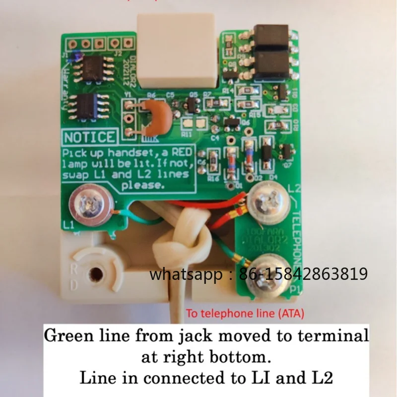 Old Dial Telephone Pulse Signal To Dual Tone DTMF Converter Multi-Frequency Tone Converter for Vintage Phone