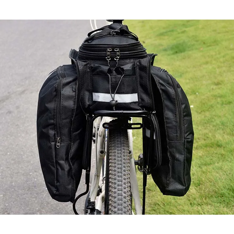 Bicycle Carrier Bag Large Capacity Mountain Bike Rear Rack Bag Portable Bicycle Cycling Cargo Rear Seat Tail Bag Cycle Equipment