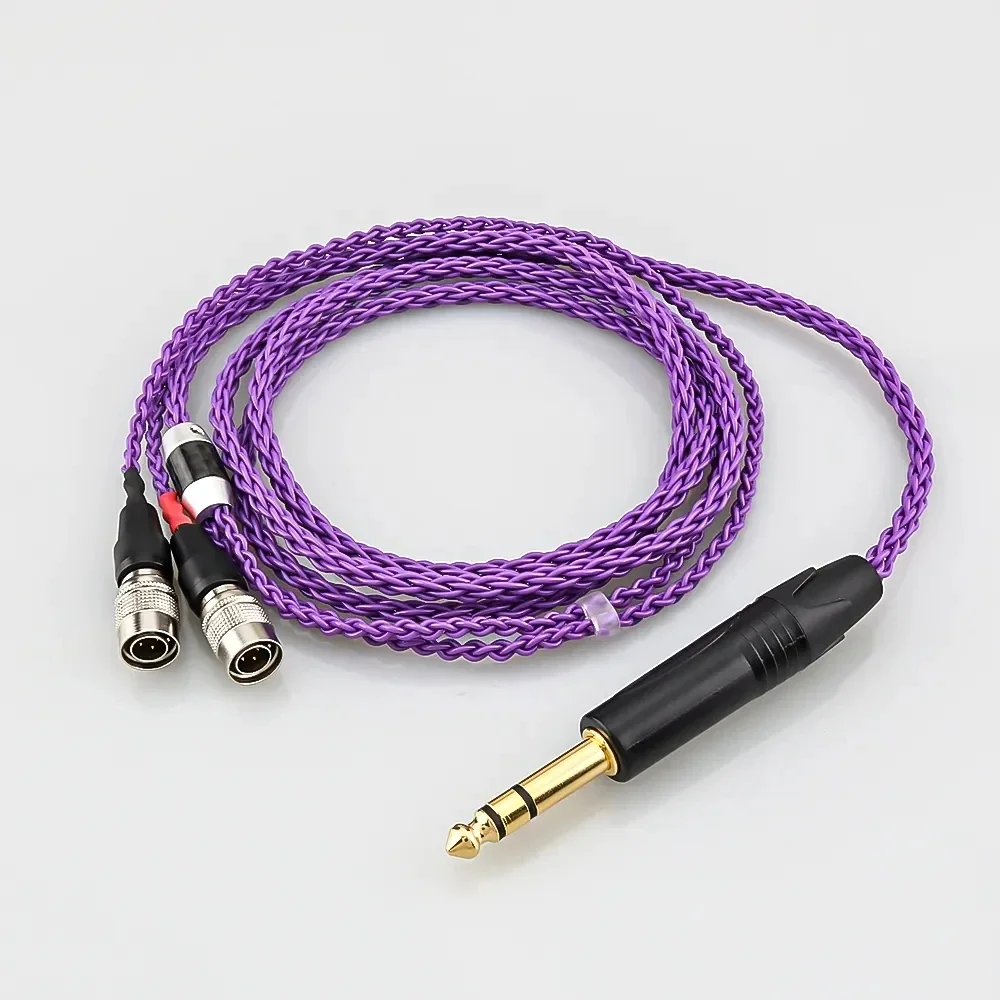 Upgrade Cable Silver Plated Headphone Cable for Dan Clark Audio Mr Speakers Ether Alpha Dog Prime Earphone