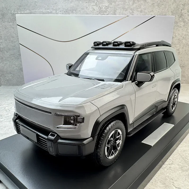 รถโมเดลจำลองโลหะผสม Deep Blue G318 1:18 รุ่นดั้งเดิมจากโรงงาน รถออฟโรดพลังงานใหม่ ของสะสม ของขวัญสุดพิเศษ