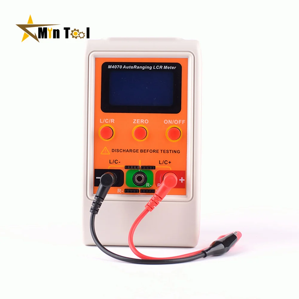 100.00mF M4070 Digital LCR Meter AutoRange Component Capacitance Inductance Tester LCD Display USB Charge LCR  Electrician Tool