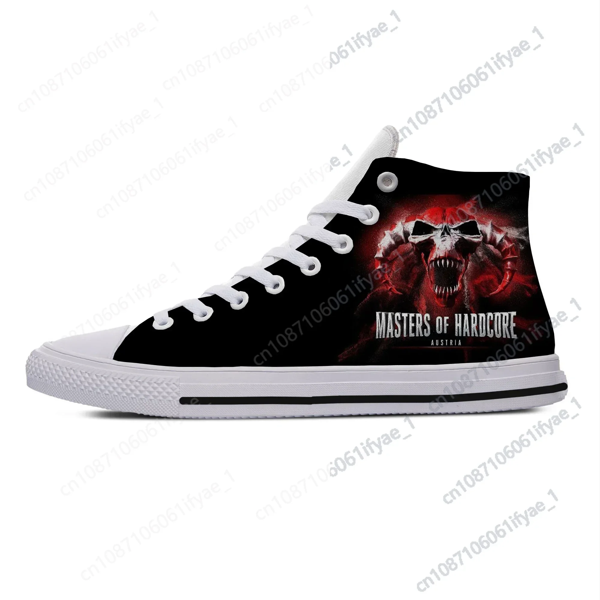 Hot Hardcore Music Masters Novelty Design Harajuku Lightweight High Top Canvas Shoes Men Women Summer Casual Breathable Sneakers