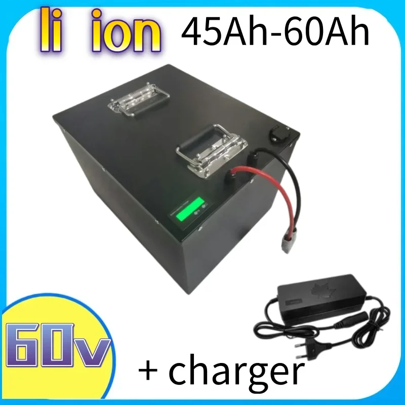 li ion 60V 45Ah 50Ah 60Ah Lithium Battery for 3000W Mini Motorized 3wheel Adult Electric Tricycle Covered Mobility Scooter