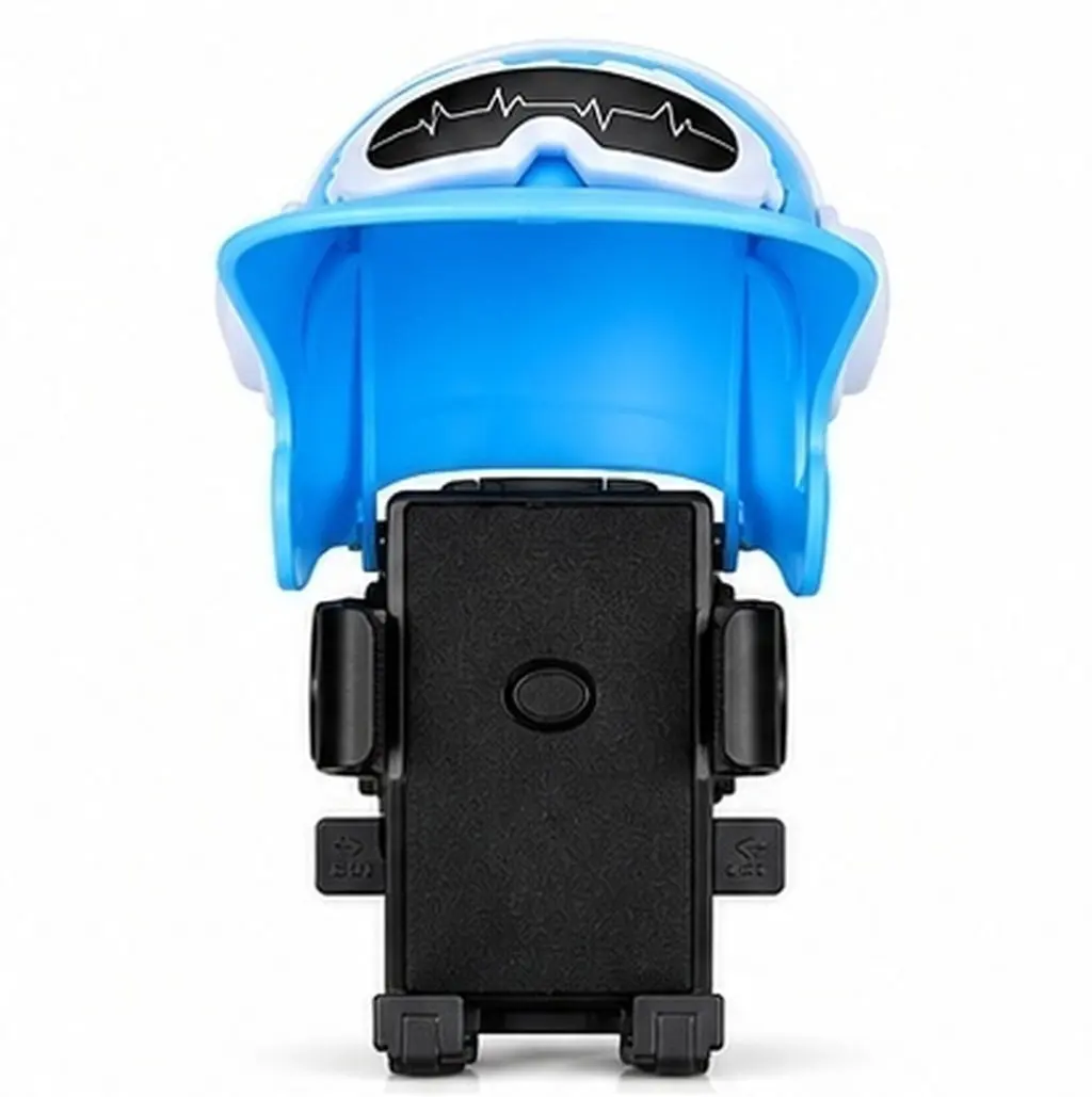 Phone Mount Sunshade Shield Handlebar Phone Clamp For Motorcycle Bike Riding Navigation Waterproof Adjustable Stand Rack
