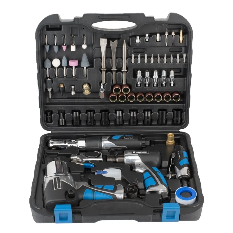 

RP7871 Impact Wrench Set Air Hammer Air Die Grinder Blow Gun Air Tools Kits and Sockets Connector Wrenches