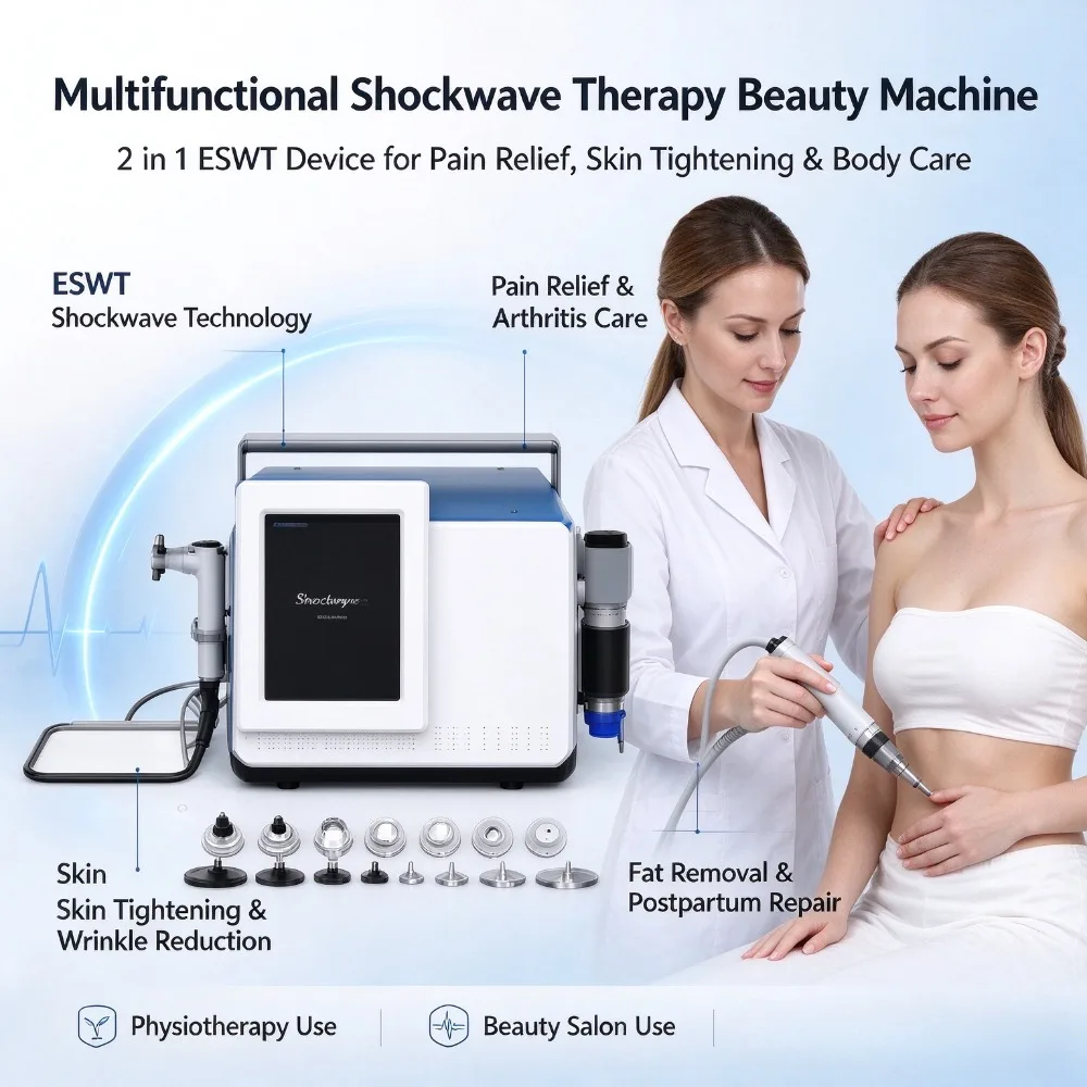 Multifunctional Shockwave Machine | Physiotherapy Pain Relief & Skin Beauty Care