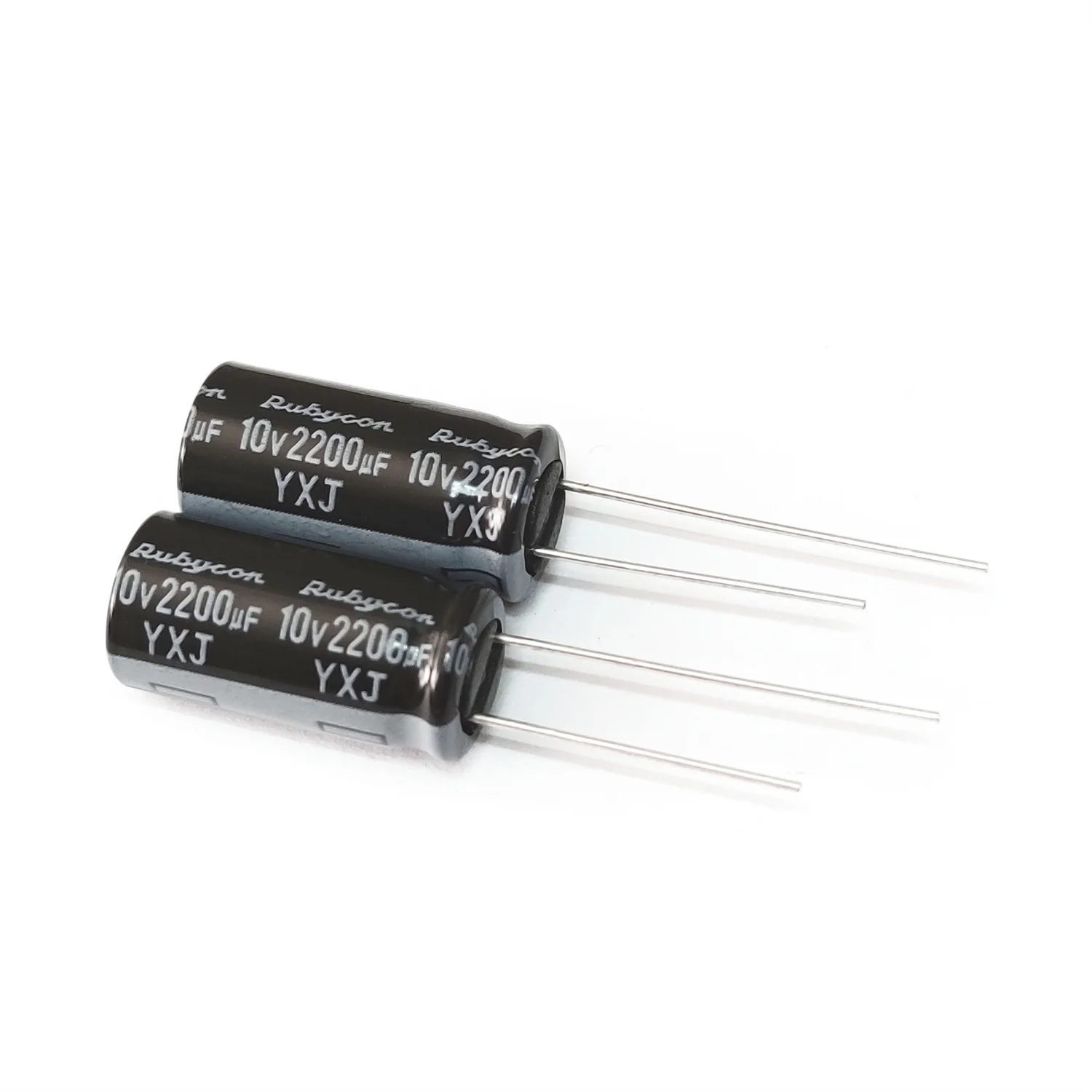 200PCS 10V2200UF YXJ 10X20 RUBYCON Long Life Brand New Low Impedance Electrolytic Capacitor