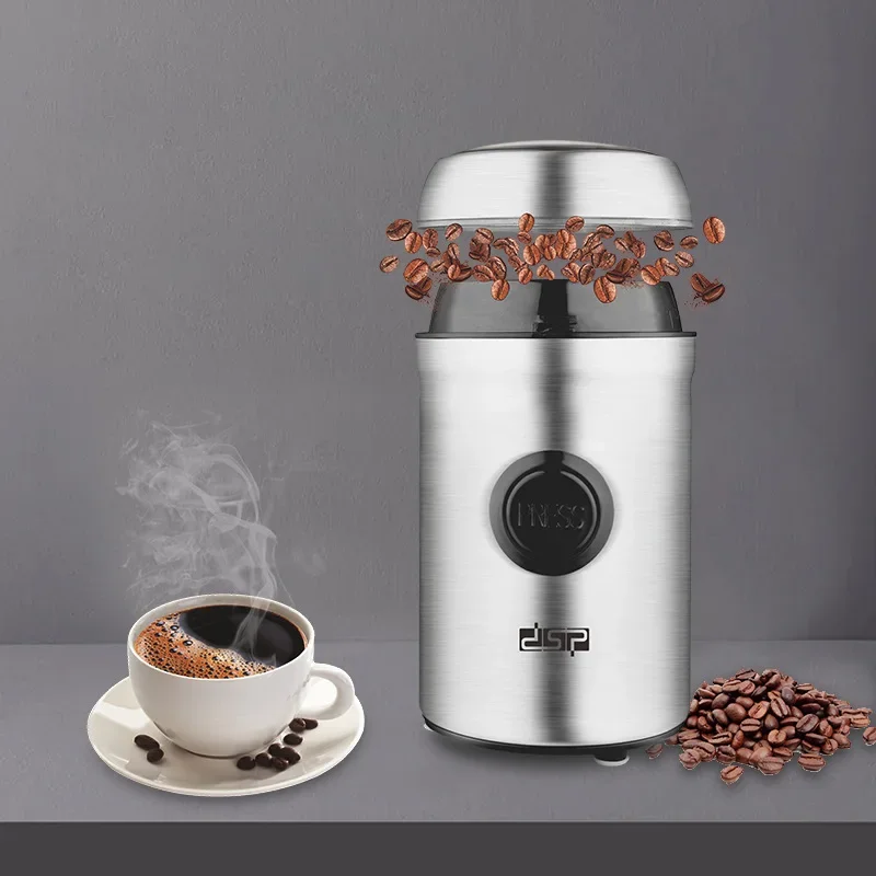 Portable Electric Coffee Beans Grinder Cafe Flour Grain Spice Mill Coffee Machine Herb Nut Pepper Grinder Food Crusher Blender