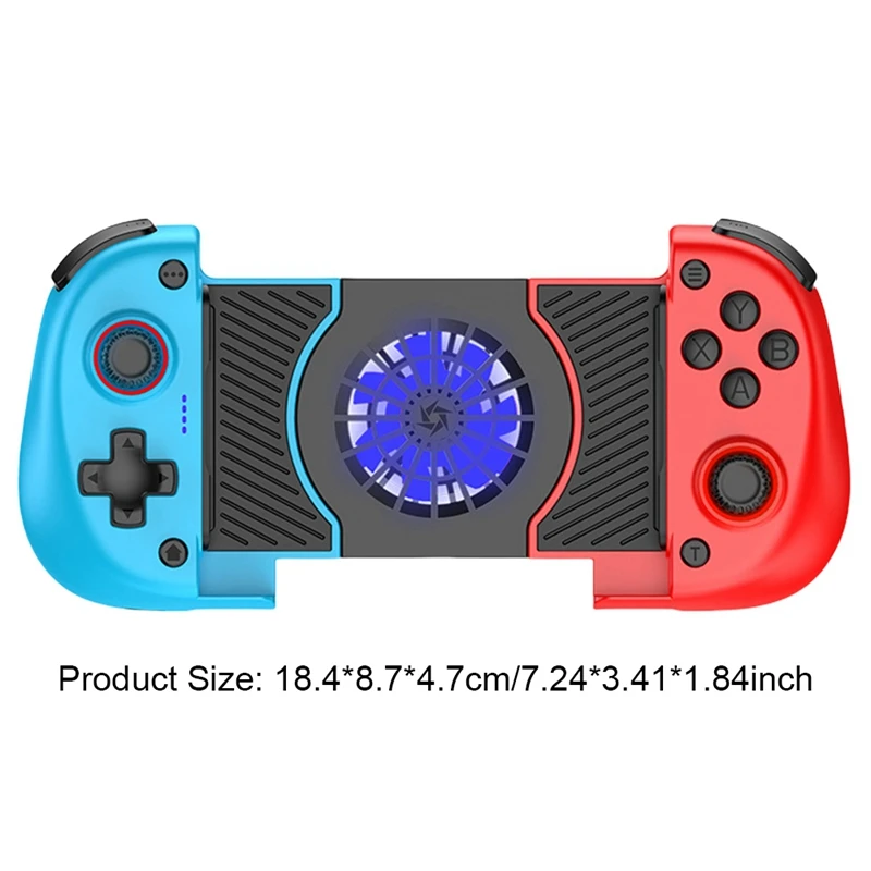 X3 Mobile Phone Gamepad With Cooling Fan Bluetooth Mobile Phone Gaming Controller Vibration For Android/Ios/Switch/PC