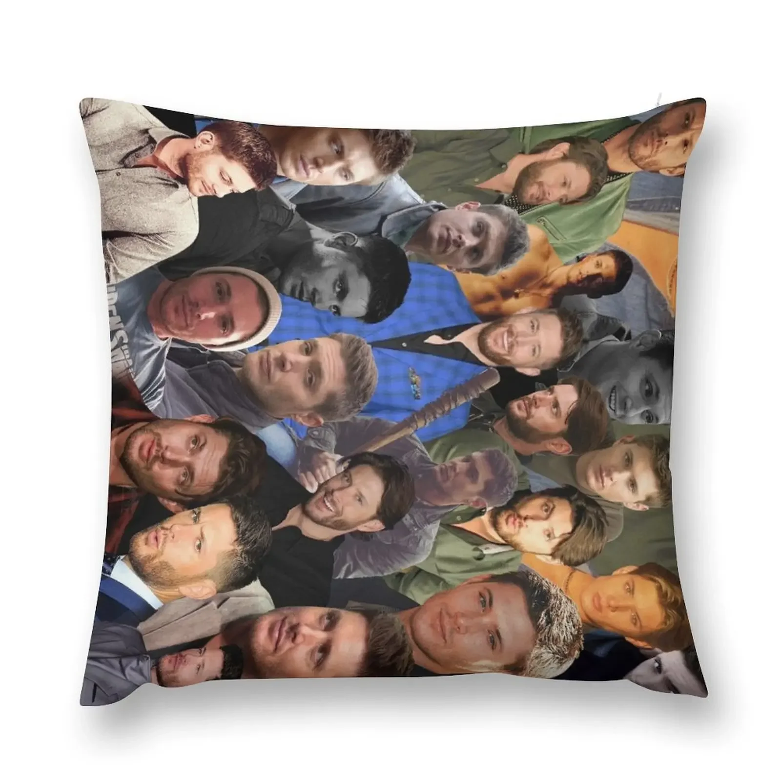 Jensen Ackles photo collage Throw Pillow ornamental pillows for living room Sofa Cushions Custom Cushion Cusions Cover pillow