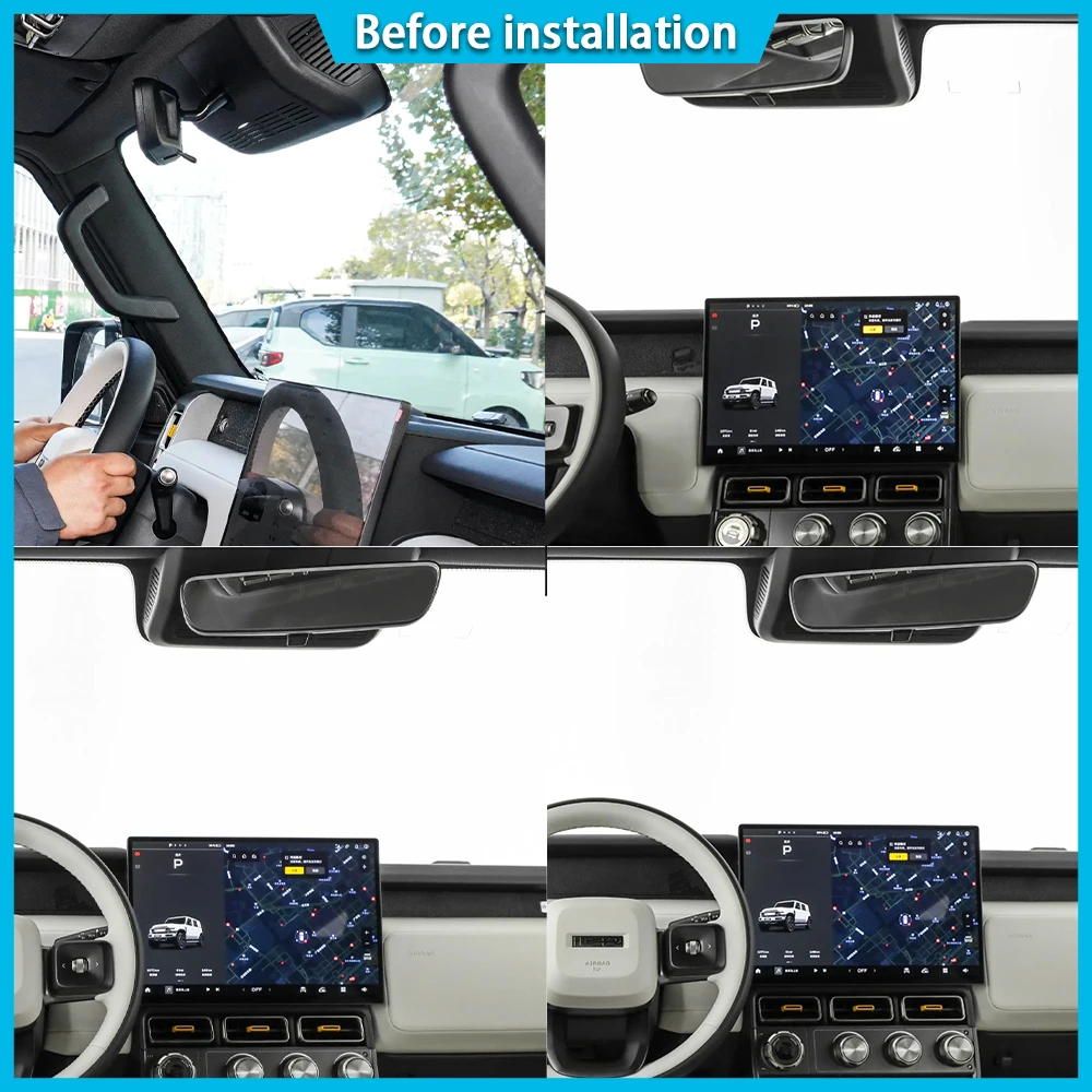 لشيري iCar iCaur V23 2024 2025 2026 واي فاي 4K DVR داش كام كاميرا سيارة سوني عدسة مسجل فيديو G-الاستشعار وقوف السيارات 24h رصد