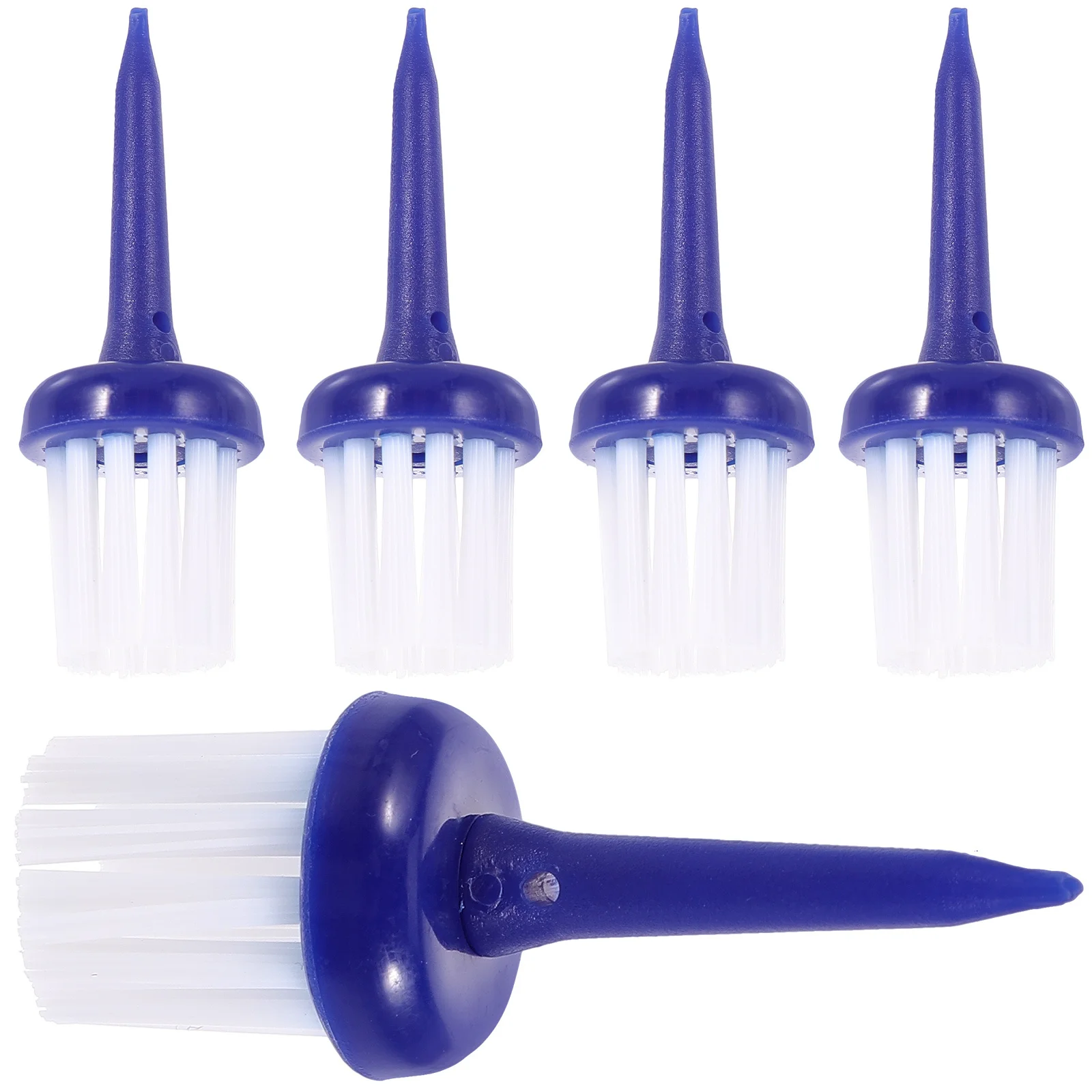 

5Pcs Golf Brush Heavy-Duty Golf Ball Tees Holder with Anti-Wear Plastic Material for Outdoor Golfing Sports Convenient Storage