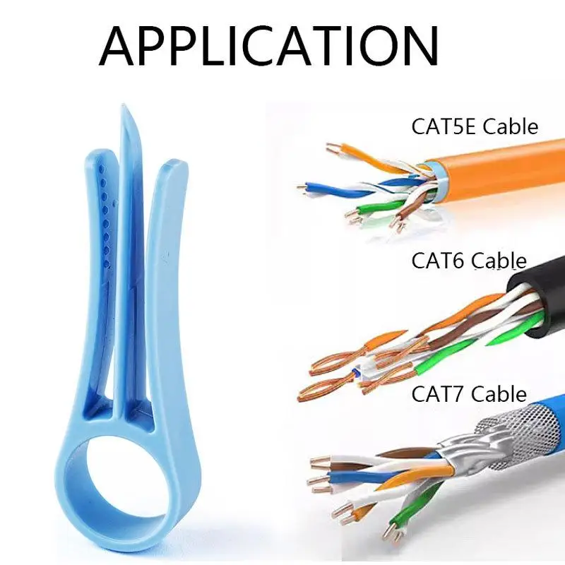 Portable Network Cable Untwist Tool Wire Straightener Engineer Use CAT5 CAT5e CAT6 CAT7 Cable Pair Separator Tools