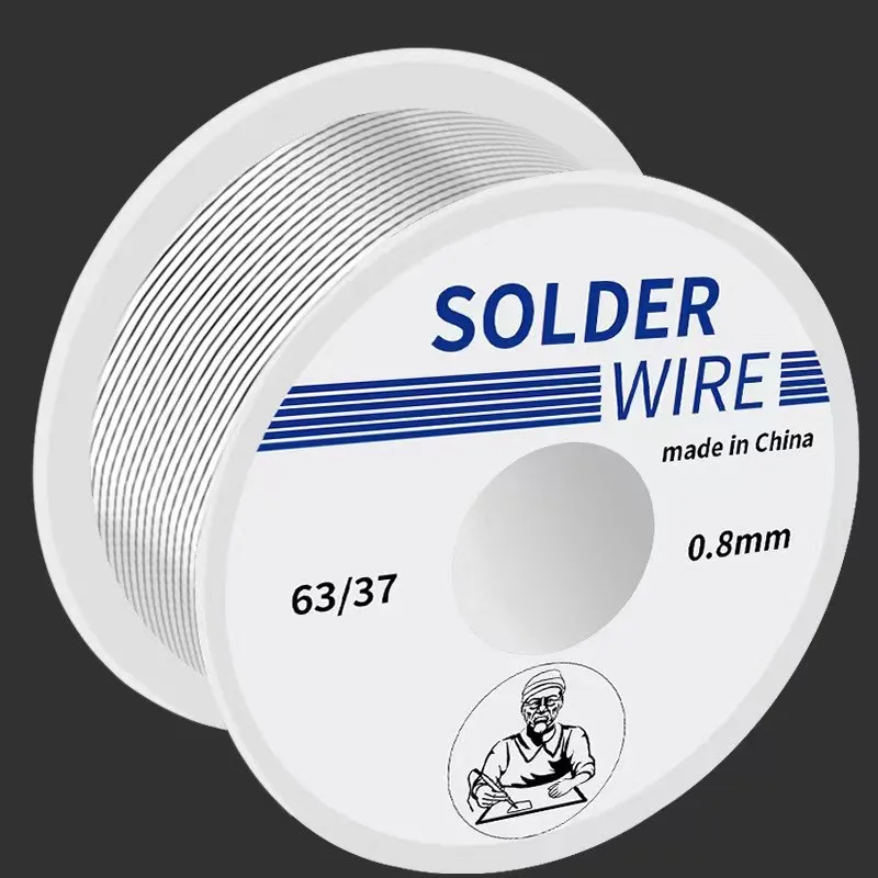 0.6 0.8 1.0 1.2 1.8MM100G Electrolytic Solder Wire High Purity Rosin Core Solder Wire Coil Flux 2.0% Tin BGA Welding Repair Tool