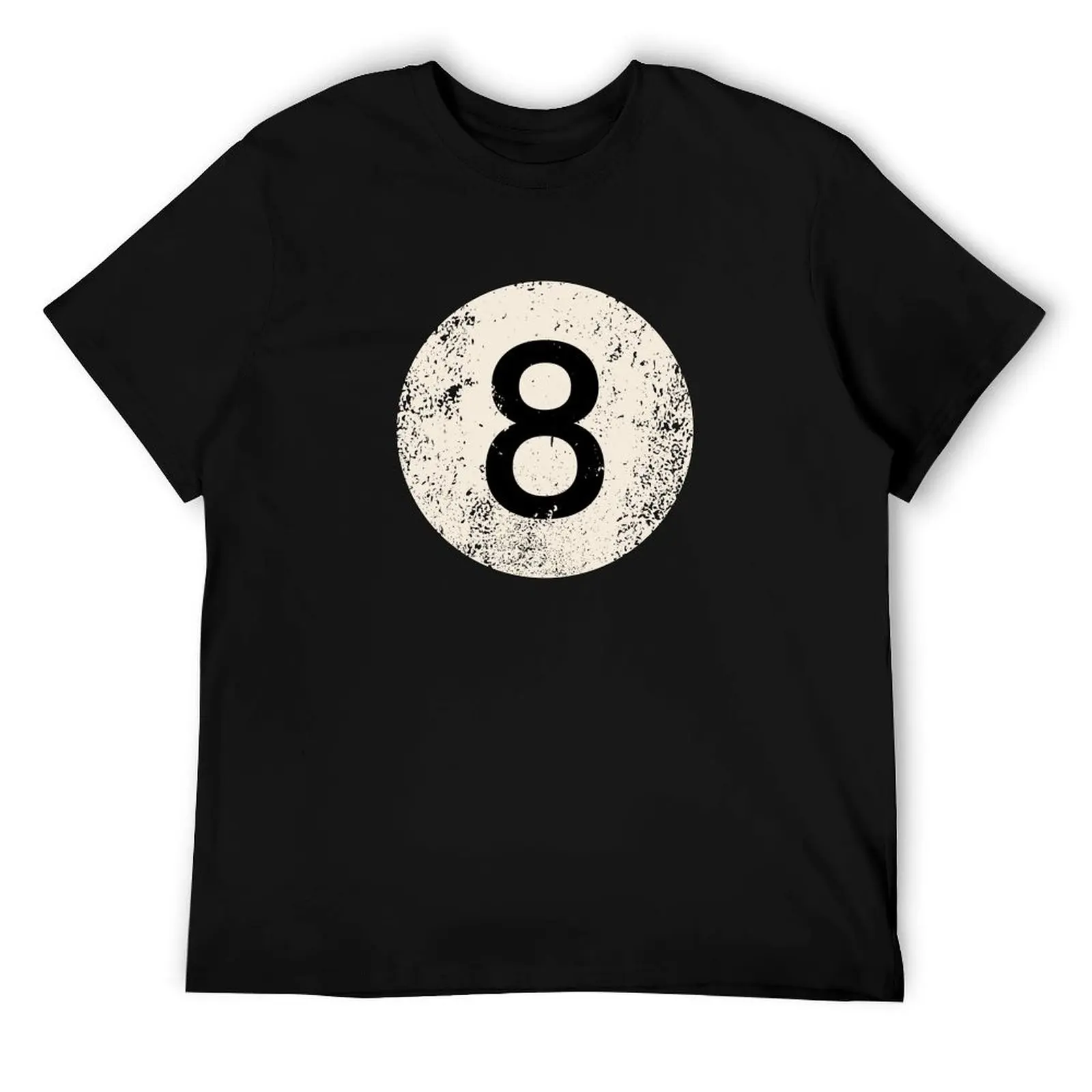 

Black pool billiard ball number 8 Pool 8 Ball vintage T-Shirt man t shirt luxury t shirt for man T-Shirt