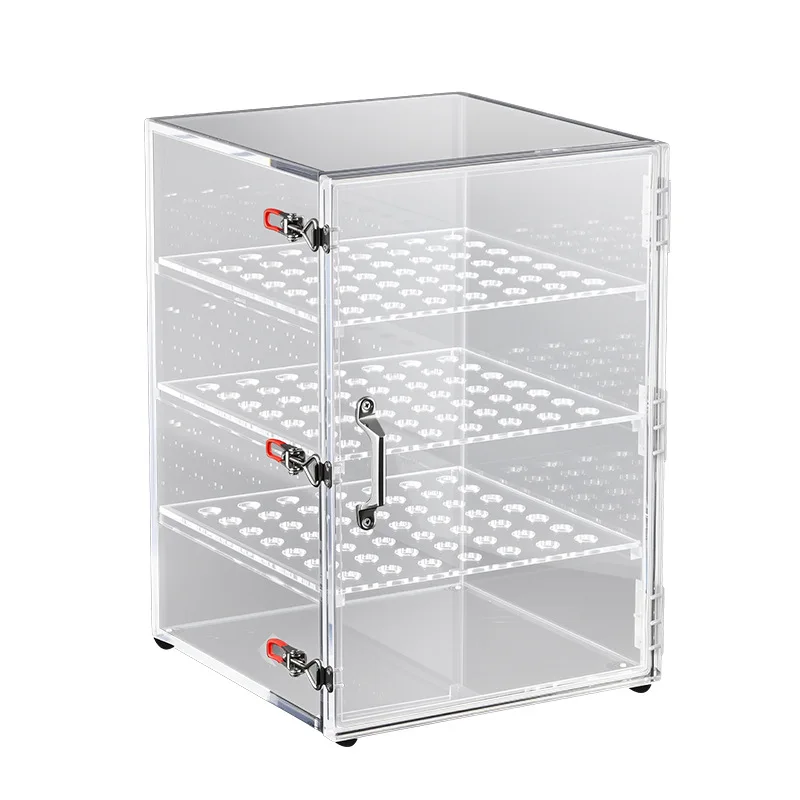 Acrylic Vacuum Drying Chamber Lab Anaerobic Glove Box Negative Pressure Degassing Unit for Defoaming