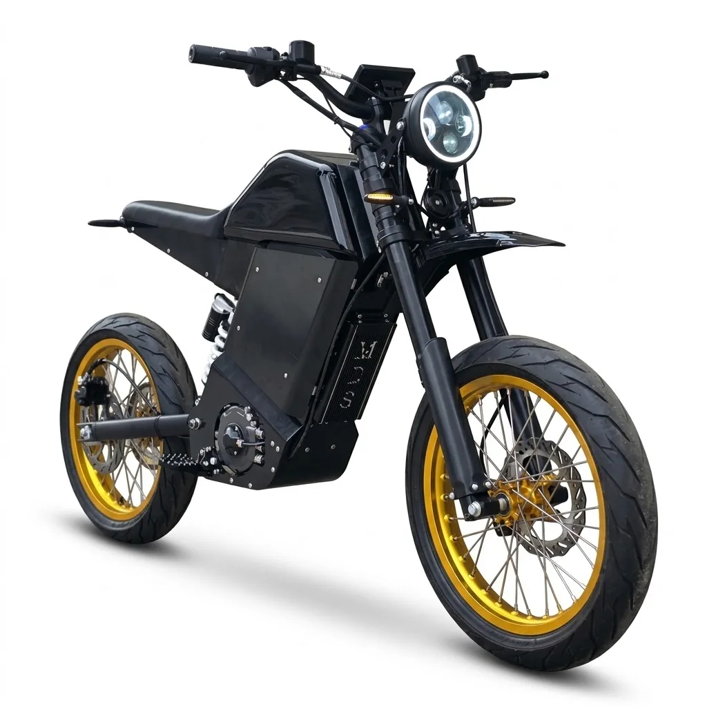 MD-5X 16KW Peak Power Mid-Drive Electric Motorcycle 100km/h High Speed 72V 75Ah Adult E-Motorbike Fast Electric Street Bike
